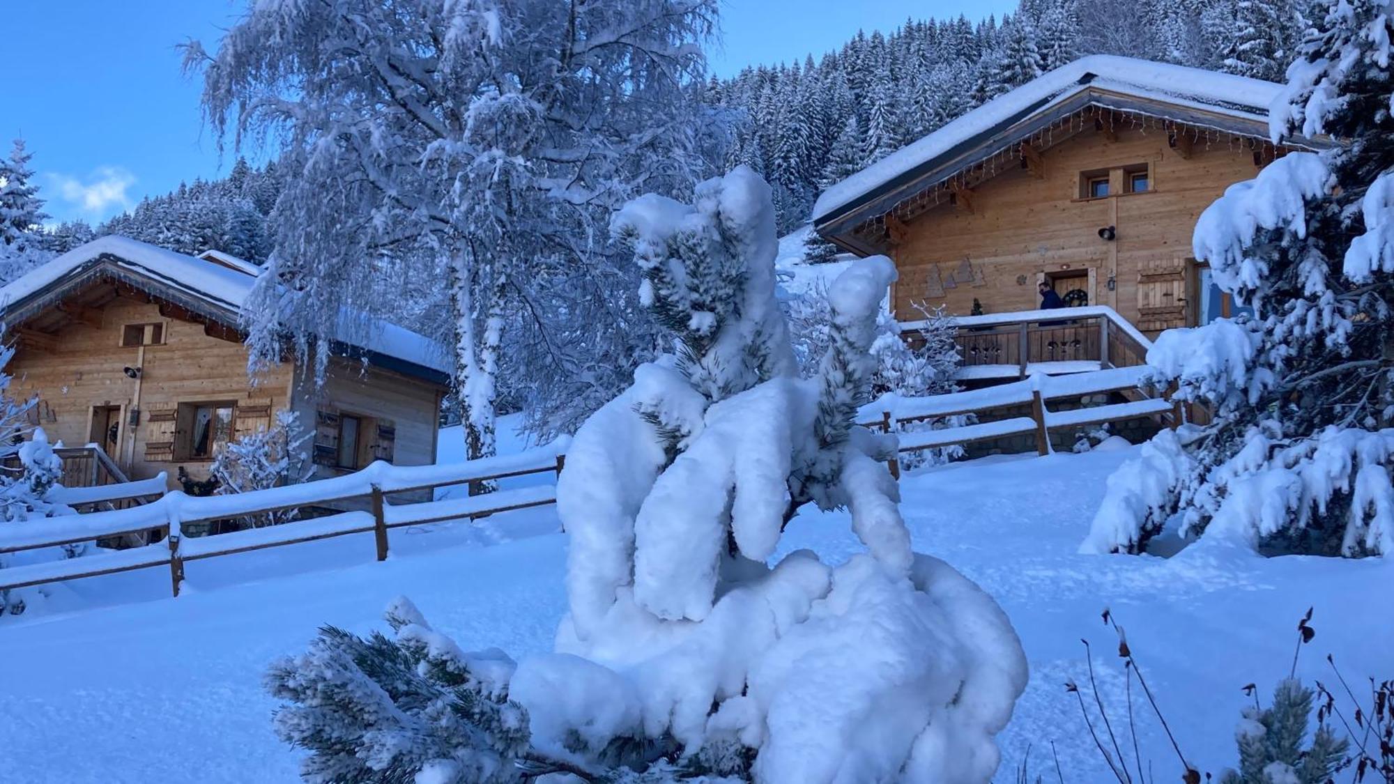 Chalets Savoie Les Chalets D'Heidi Notre-Dame-de-Bellecombe Eksteriør bilde